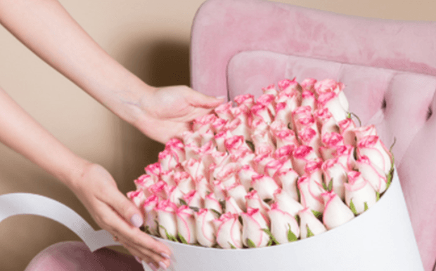 Flowers arranged for blog banner