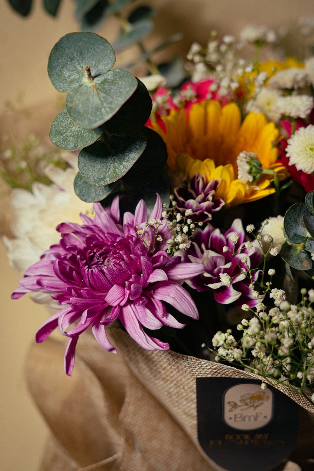 Jute mix boquet